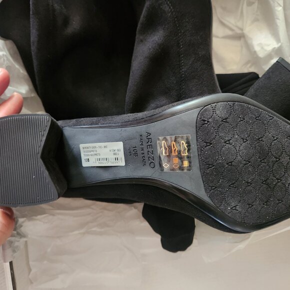 Arezzo Black Over the Knee "Serrenity" Boots. NIB. Size 10 - Picture 7 of 9